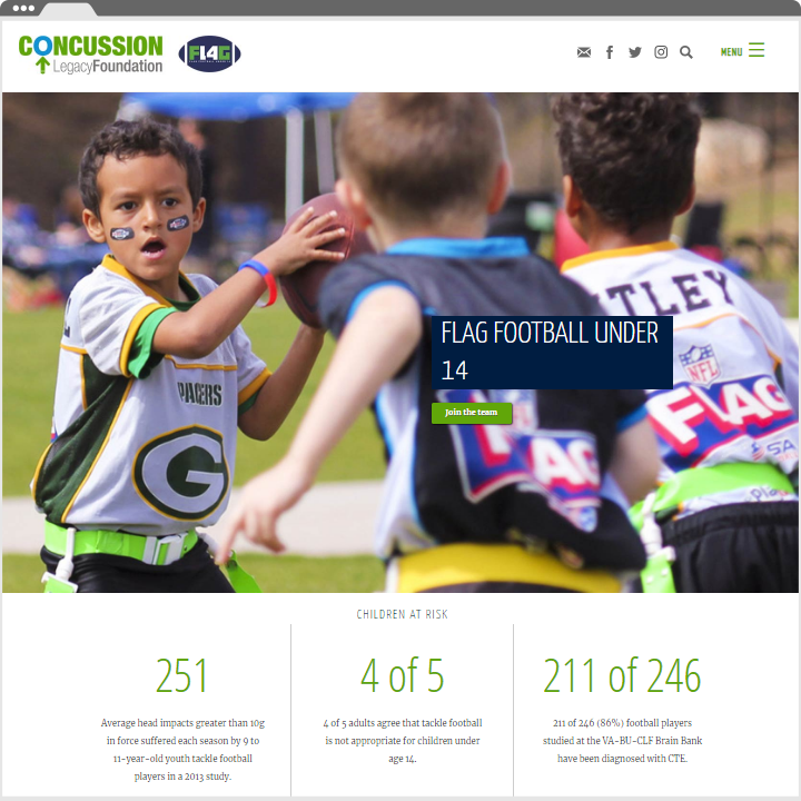 CLF Flag football screenshot