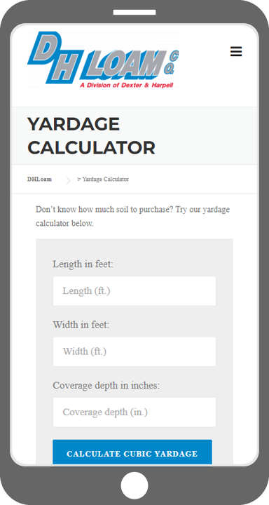 DHloam yardage calculator phone